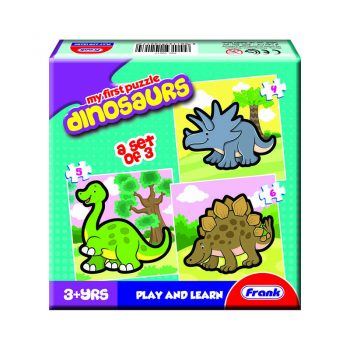 158 – First Puzzle 3 In A Box Dinosaurs