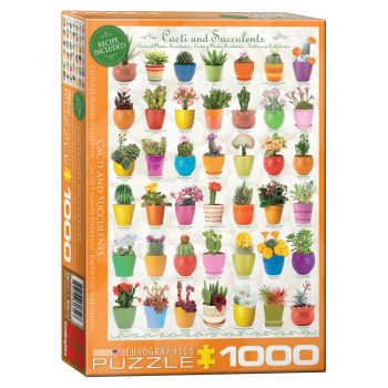 173 – 1000pce Puzzles 6000-0654 Cacti Succulents