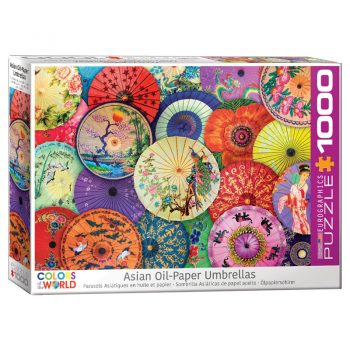 173 – 1000pce Puzzles 6000-5317 Asian Oil Paper Umbrellas