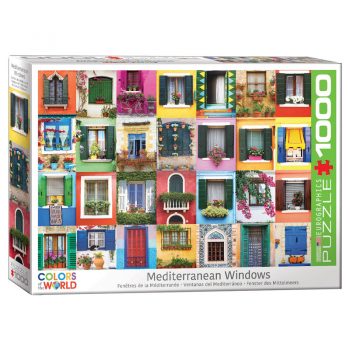 173 – 1000pce Puzzles 6000-5350 Mediterranean Windows