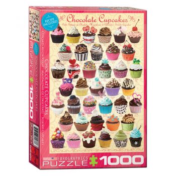 173 – 1000pce Puzzles 6000-0587 Chocolate Cupcakes