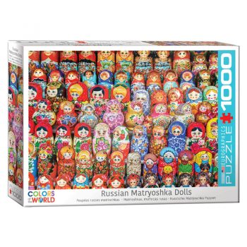 173 – 1000pce Puzzles 6000-5420 Russian Matroyshka Dolls