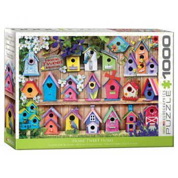 173 – 1000pce Puzzles 6000-5328 Bird Houses/Home Tweet Home