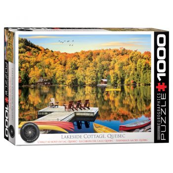 173 – 1000pce Puzzles 6000-5427 Lakeside Cottage Quebec – HDR