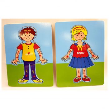 141b – Body Image Puzzle Girl