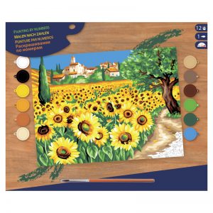 308 – Senior Paint By Number Sunflowers