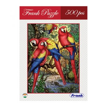 168 – 500pc Frank Puzzle Macaw Parrots
