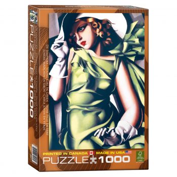173 -1000pce Puzzles 6000-1058 Young Girl In Green