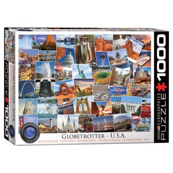 173 -1000pce Puzzles 6000-0750 Globetrotter USA