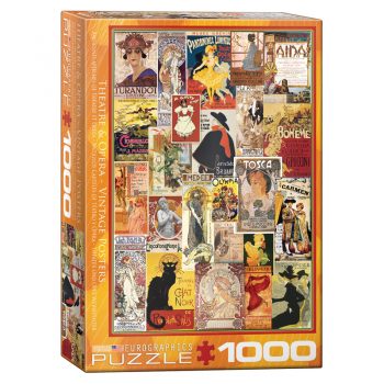 173 -1000pce Puzzles 6000-0935 Theater & Opera Vintage Art