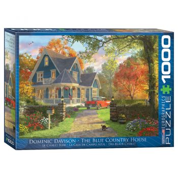 173 -1000pce Puzzles 6000-0978 Davison – The Blue Country Home