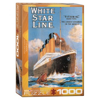 173 -1000pce Puzzles 6000-1333 Titanic White Star Line