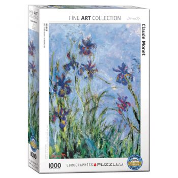 173 – 1000pce Puzzles 6000-2034 Irises By Monet (Detail)