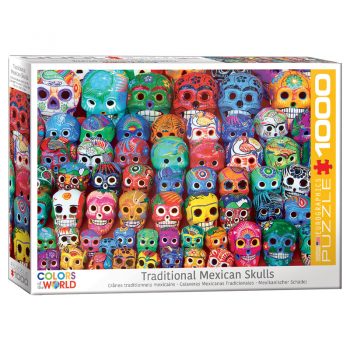 173 -1000pce Puzzles 6000-5316 Traditional Mexican Skulls