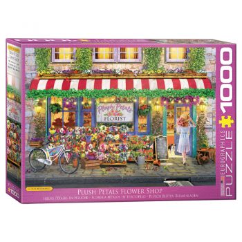 173 – 1000pce Puzzles 6000-5518 Plush Petals Flower Shop