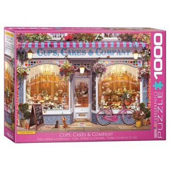 173 -1000pce Puzzles 6000-5520 The Gingerbread House (Cups Cakes And Company)