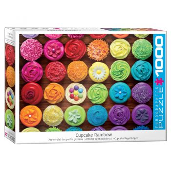 173 -1000pce Puzzles 6000-5625 Cupcake Rainbow