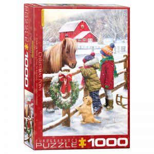 173 -1000pce Puzzles 6000-5638 Christmas Pony