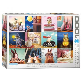 173 -1000pce Puzzles 6000-5693 Funny Bunnies