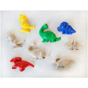 #478 Gowi Set Of 4 Dino Sandmoulds (role Play 3) Web