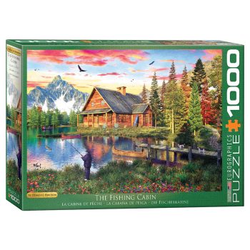 173 – 1000pce Puzzles 6000-5376 The Fishing Cottage By Davison