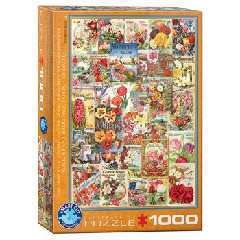 173 – 1000pce Puzzles 6000-0806 Flower Seed Catalog Covers