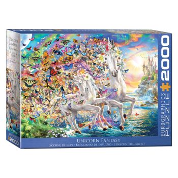 179 – 2000pce Puzzles 8220-5551 Unicorn Fantasy