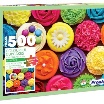 168 – 500pc Frank Puzzle Colourful Cupcakes